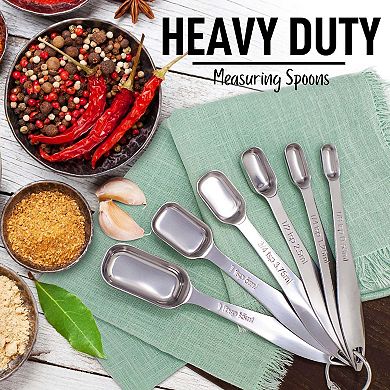 Zulay Kitchen Stainless Steel Measuring Spoons
