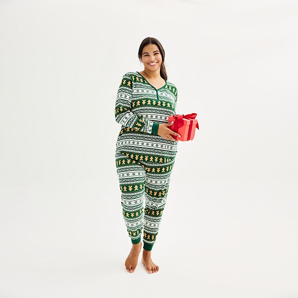 Plus Size LC Lauren Conrad Jammies For Your Families® Fairisle Top &  Bottoms Pajama Set