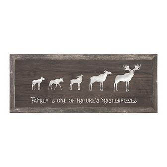 Personal-Prints Moose Family 3 Calves Framed Wall Art
