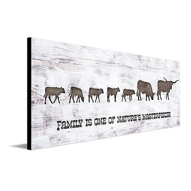 Personal-Prints Longhorn Family 5 Calves Wall Art