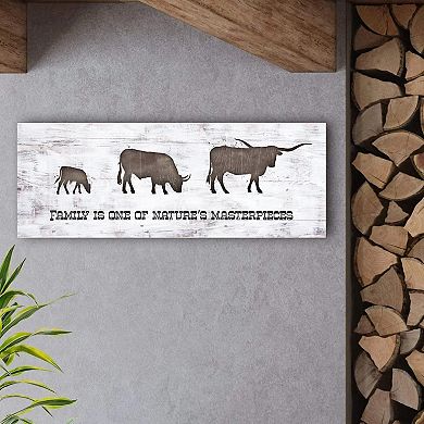 Personal-Prints Longhorn Family Wall Art
