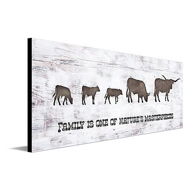 Personal-Prints Longhorn Family 3 Calves Wall Art