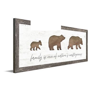 Personal-Prints Bear Family Framed Wall Art