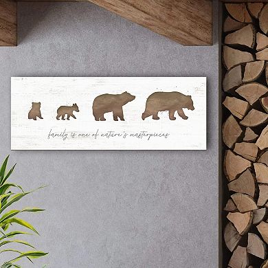 Personal-Prints 2 Cubs Bear Family Plaque Wall Art