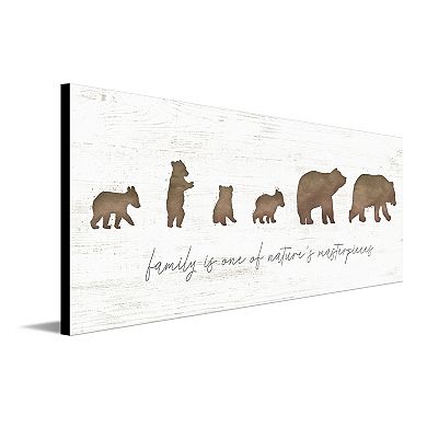 Personal-Prints 4 Cubs Bear Family Plaque Wall Art