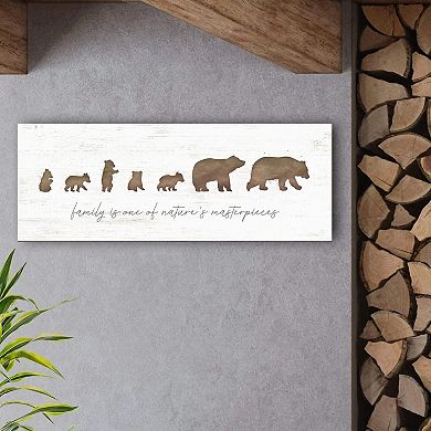 Personal-Prints 5 Cubs Bear Family Plaque Wall Art