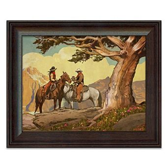 Personal-Prints Love of the West Dark Wood Framed Wall Art
