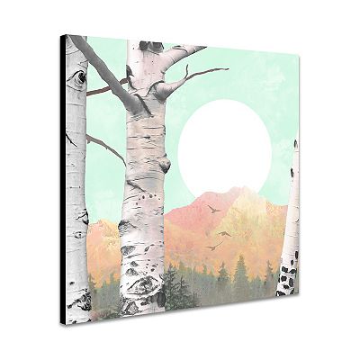 Personal-Prints Aspen Mountain Wood Wall Art