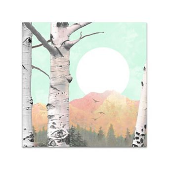 Personal-Prints Aspen Mountain Canvas Wall Art