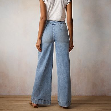 Women's LC Lauren Conrad Super High-Rise Palazzo Jeans