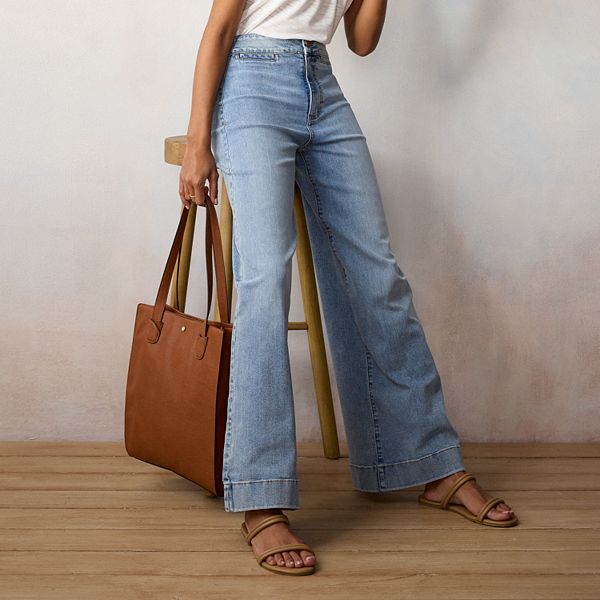 Women's LC Lauren Conrad Super High-Rise Palazzo Jeans