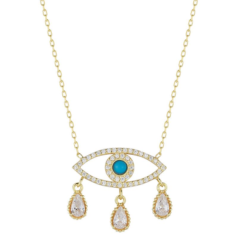 Evil eye sale necklace kohls