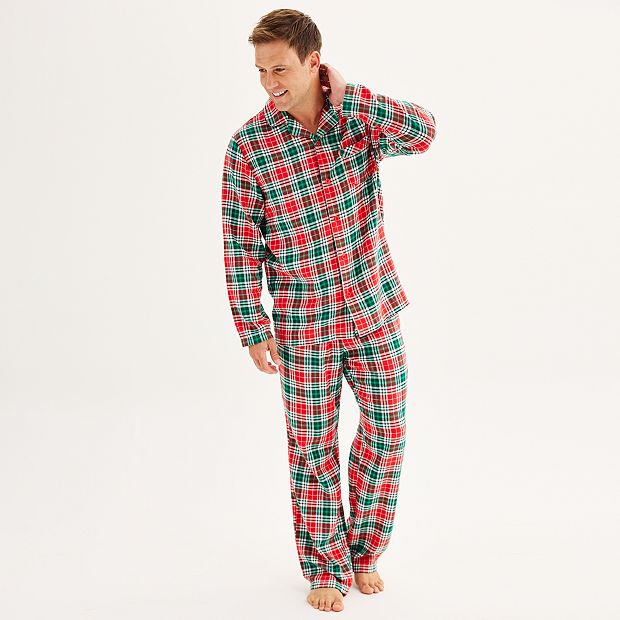 Mens flannel pajama sets at kohl's hot sale