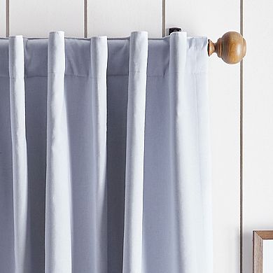 Martha Stewart Lido Backtab 2 Window Curtain Panels