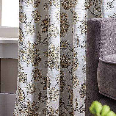 Martha Stewart Jakarta Backtab Top 2 Window Curtain Panels