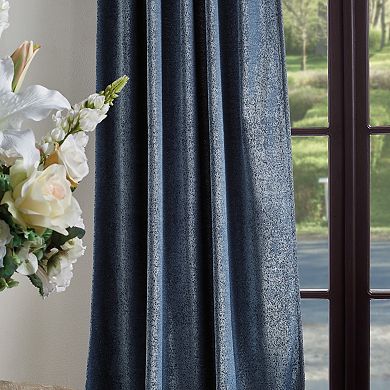 Martha Stewart Naples Chenille Backtab 2 Window Curtain Panels