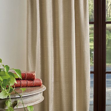 Martha Stewart Naples Chenille Backtab 2 Window Curtain Panels