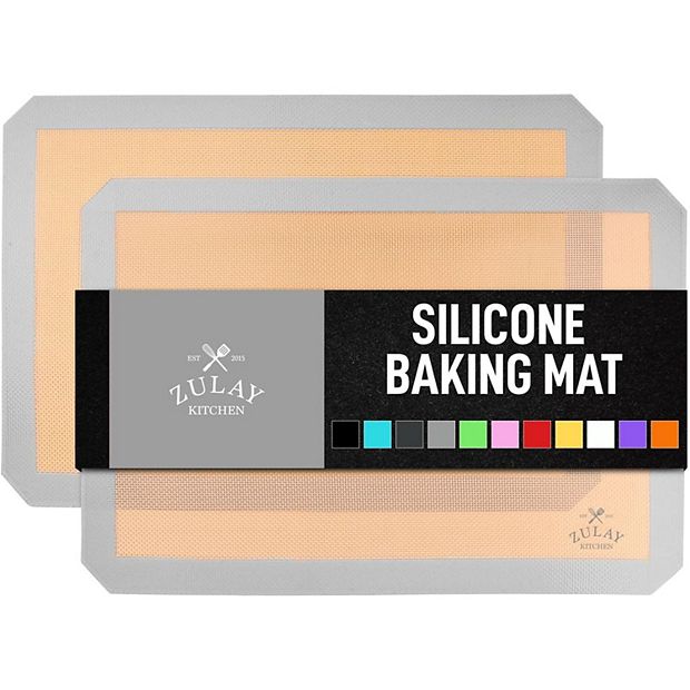 Silicone Baking Mat 2-Pack - Rectangle and Round Round 2-Pack