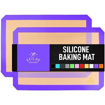 Zulay Kitchen 2-Pack Reusable Non-Stick Silicone Baking Mat