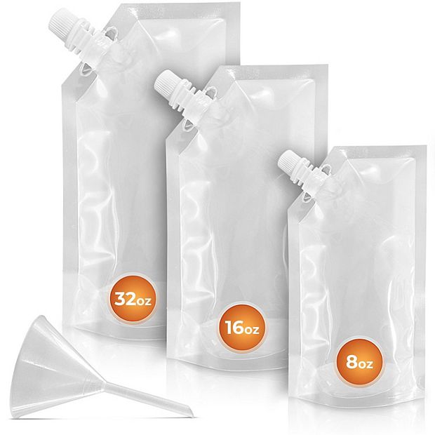 Flask2Go Flask, 7-1/2 oz., 7 x 3-3/4 (set of 2) - 10 sets per case