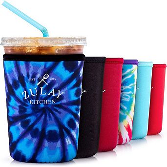 Zulay Kitchen (22oz to 24oz) Reusable Iced Coffee Sleeve