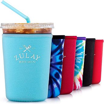 Zulay Kitchen (22oz to 24oz) Reusable Iced Coffee Sleeve