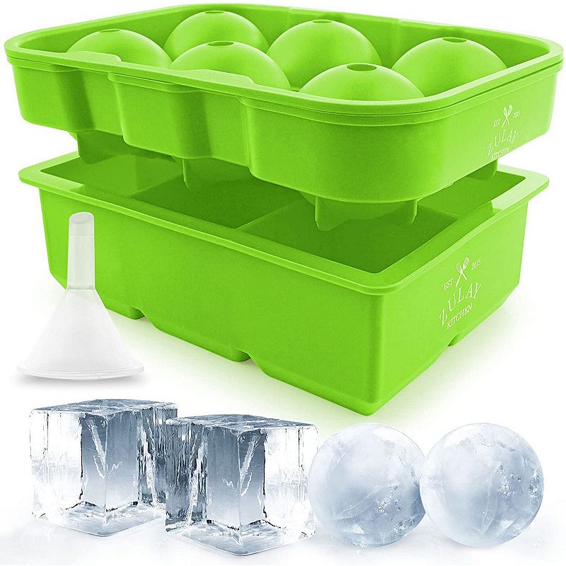HIC Yellow Silicone Shell Shape Ice Cube Tray and Baking Mold