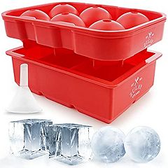 Tovolo Set Of 4 Plastic Pop Molds Dino Stackable Ice Cube Trays