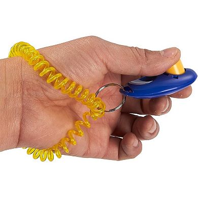 Juvale Pet Training Clicker - 6 Pack of Dog and Cat Clickers with Wrist Strap in 6