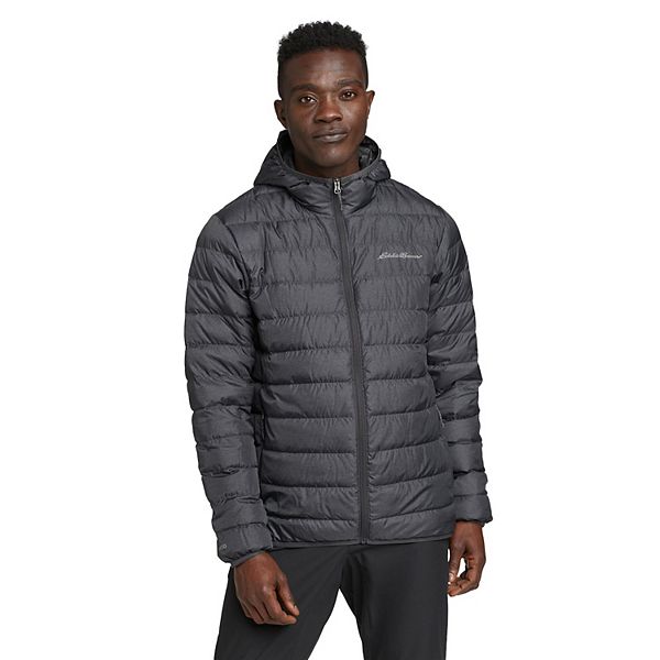 Men's Eddie Bauer Cirruslite Hooded Down Jacket - Dark Smoke Heather (M)