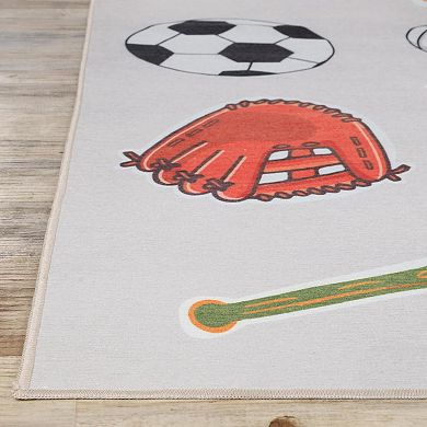 SUPERIOR All-Star Non-Slip Indoor Rug