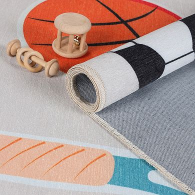 SUPERIOR All-Star Non-Slip Indoor Rug