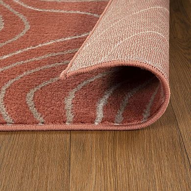 SUPERIOR Veer Abstract Lines Indoor Area Rug