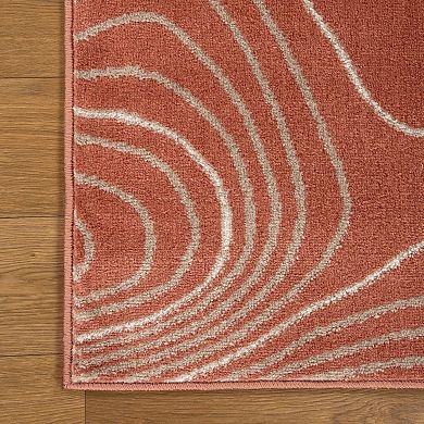 SUPERIOR Veer Abstract Lines Indoor Area Rug