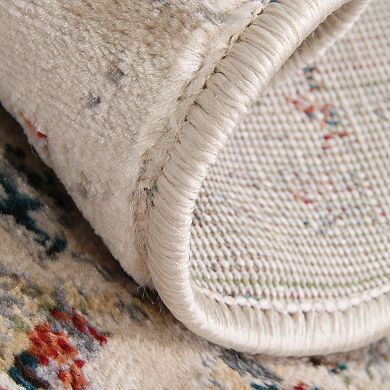 SUPERIOR Marquis Modern Farmhouse Medallion Indoor Area Rug