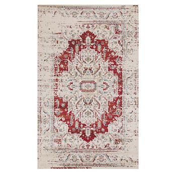SUPERIOR Marquis Modern Farmhouse Medallion Indoor Area Rug