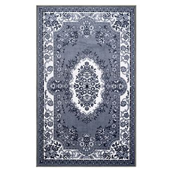 SUPERIOR Seraphina Traditional Floral Non-Slip Indoor Area Rug