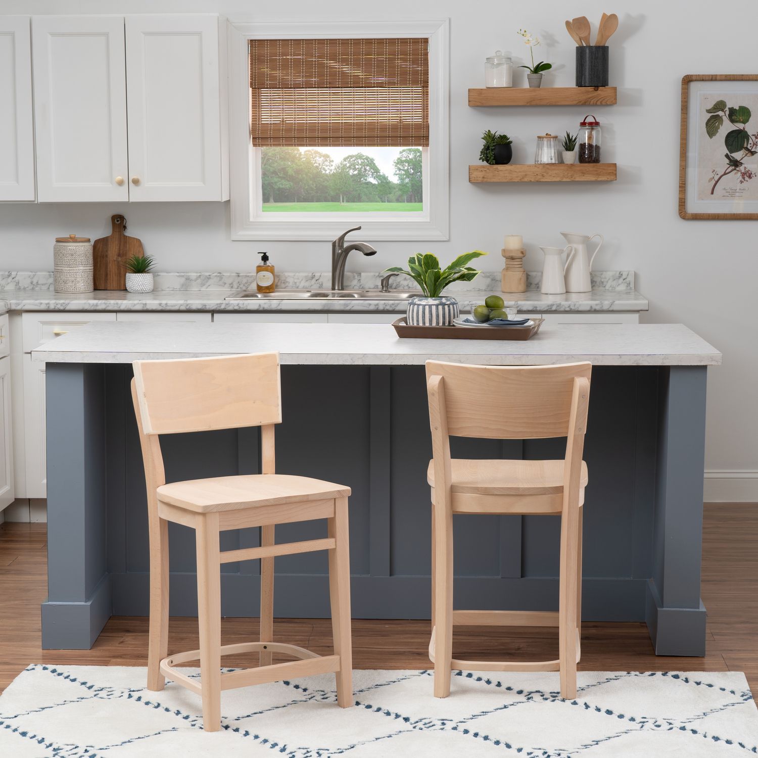 Linon Briggs Counter Stool - Thumbnail 3