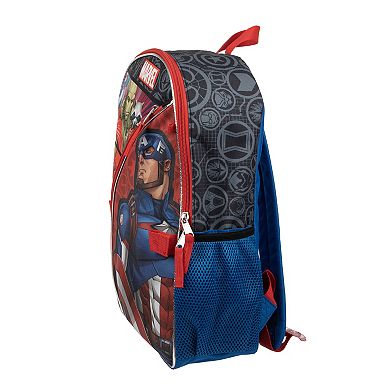 Kids Marvel Avengers 5-Piece Backpack Set Set