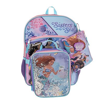 Little mermaid school bag best sale