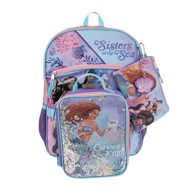 Little mermaid outlet backpack and lunchbox