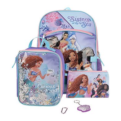 Disney's The Little Mermaid Kids 5-Piece Backpack Set
