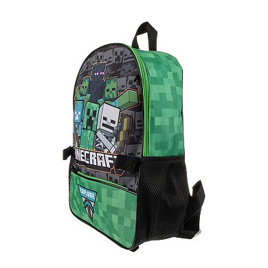 Kids Minecraft 5-Piece Backpack Set Set