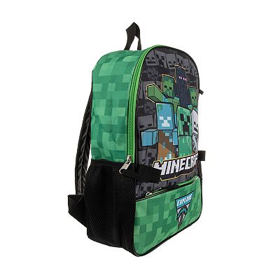 Kids Minecraft 5-Piece Backpack Set Set