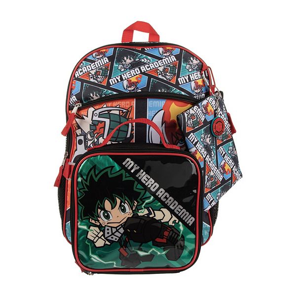 My hero 2024 academia school backpack