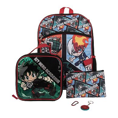 Kids My Hero Academia 5-Piece Backpack Set Set