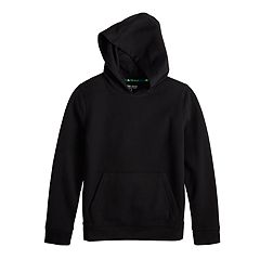 Sonoma Boy's Size XLarge (7X) Black Fleece Quarter Zip Pullover