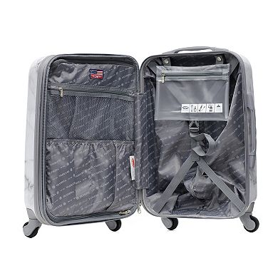 Olympia Metropolitan 21-Inch Carry-On Hardside Spinner Luggage