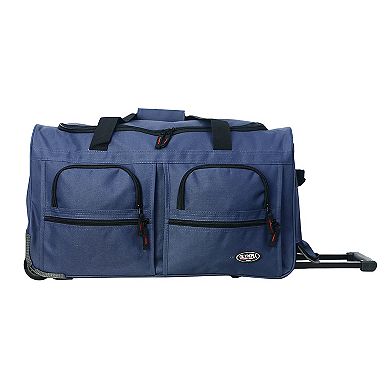 Olympia 22-Inch Rolling Duffel Bag with Shoulder Straps