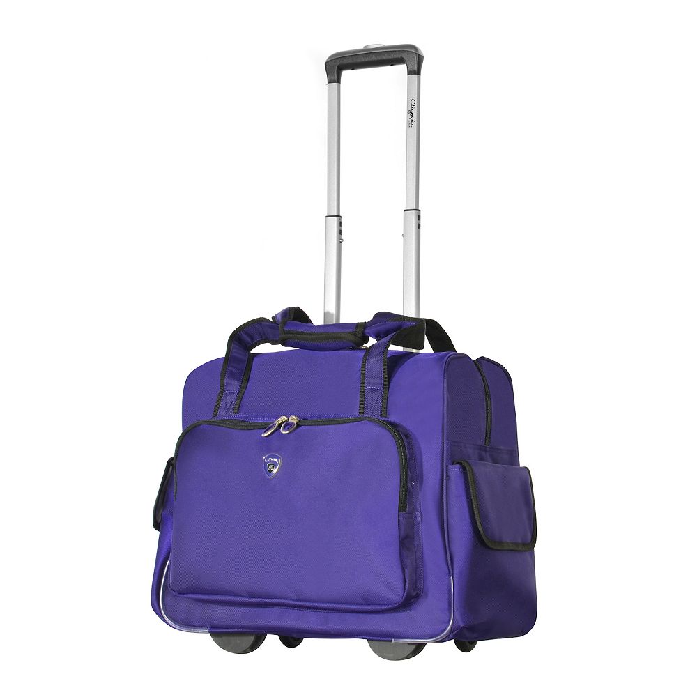 Olympia Fashion Rolling Overnighter Tote Bag